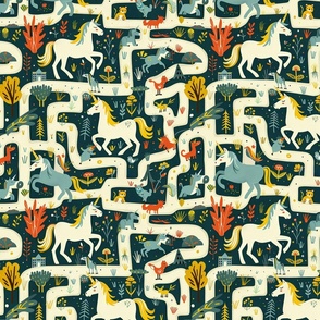 Mid-century wallpaper decor & fabric