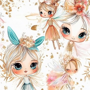 Magical Nursery Funny Cute Wallpaper Fabrics Decor for Kids