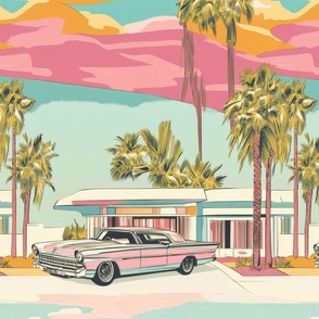 Mid-century wallpaper decor & fabric