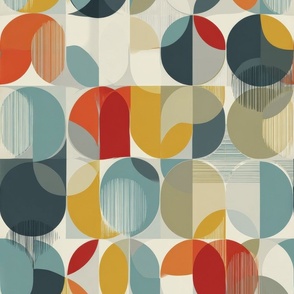 Mid-century wallpaper decor & fabric