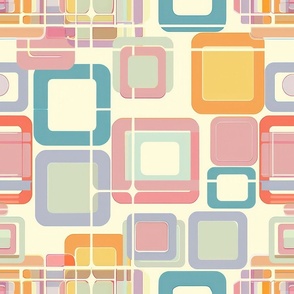 Mid-century wallpaper decor & fabric