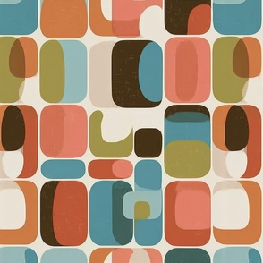 Mid-century wallpaper decor & fabric