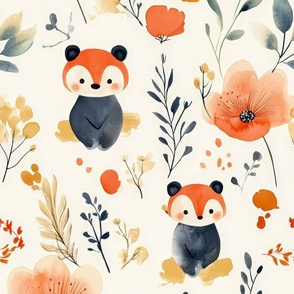 Magical Nursery Funny Cute Wallpaper Fabrics Decor for Kids