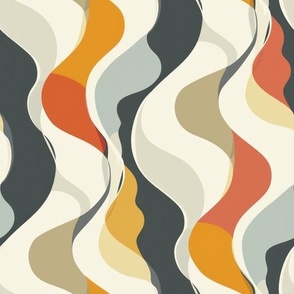 Mid-century wallpaper decor & fabric