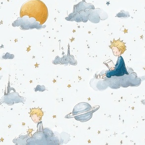 Magical Nursery Funny Cute Wallpaper Fabrics Decor for Kids