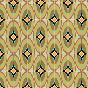 Mid-century wallpaper decor & fabric