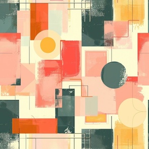 Mid-century wallpaper decor & fabric