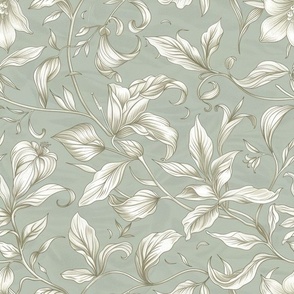 Heritage Botanical Light - Wallpaper, Decor & Fabric