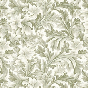 Heritage Botanical Light - Wallpaper, Decor & Fabric