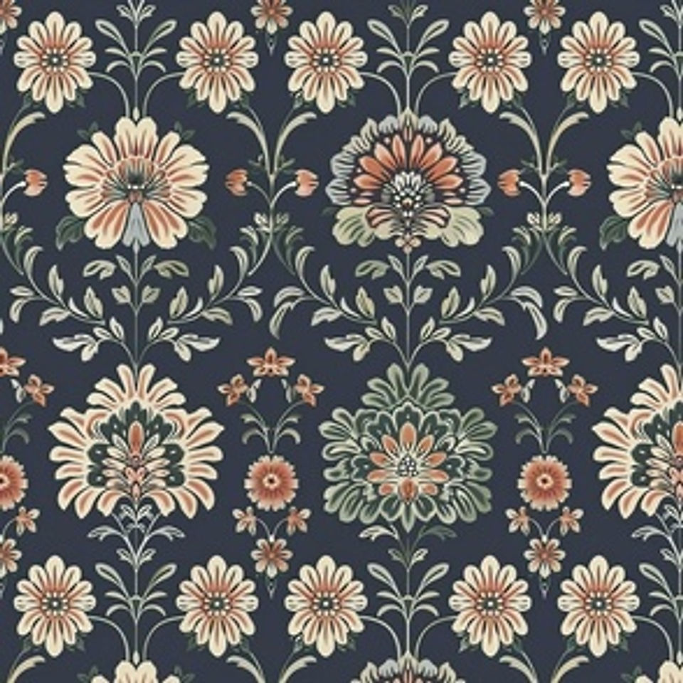 Repetitive Art Nouveau Muted-17