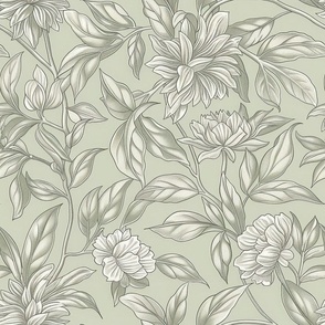 Heritage Botanical Light - Wallpaper, Decor & Fabric