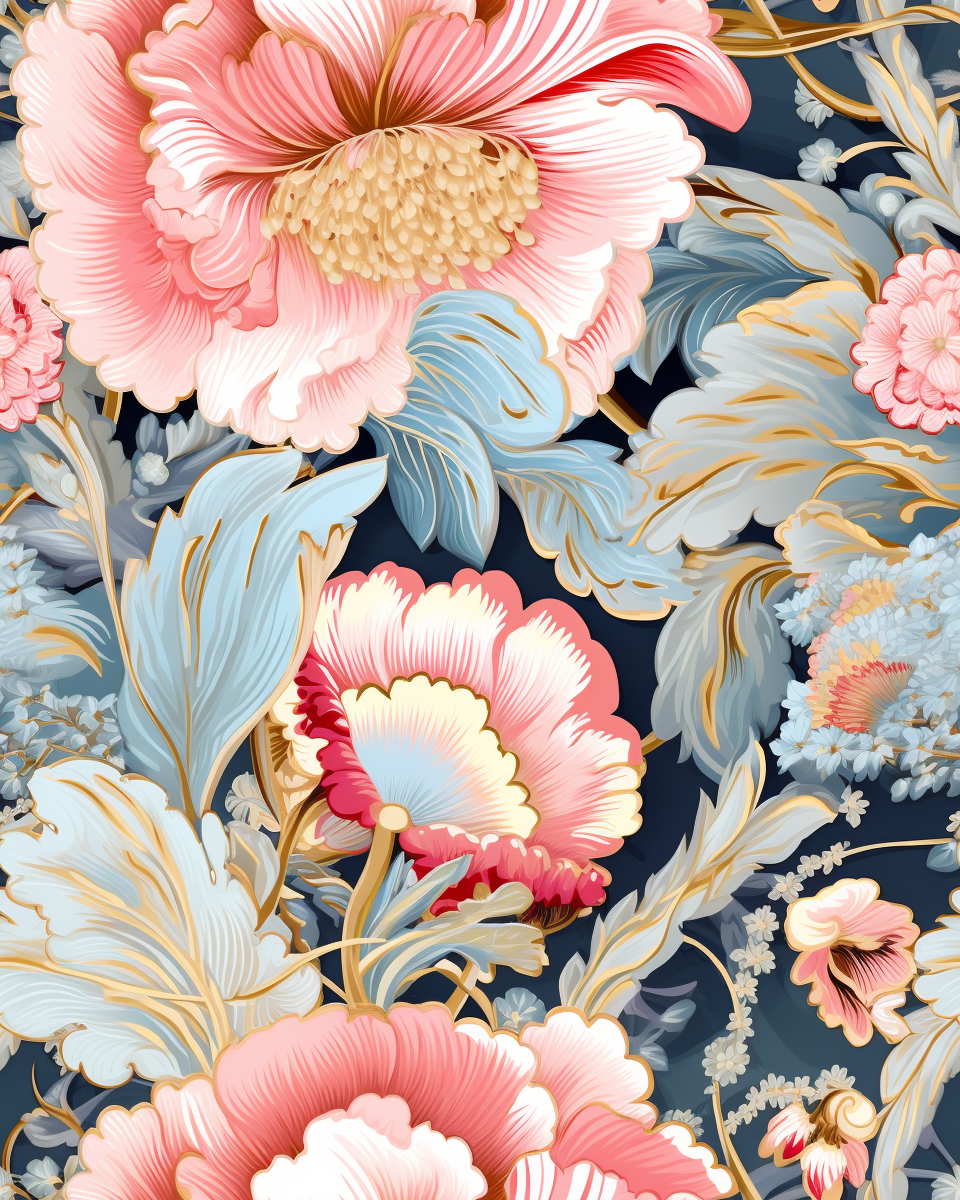 Peonies Trendy Floral-3