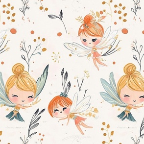 Magical Nursery Funny Cute Wallpaper Fabrics Decor for Kids