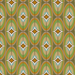 Mid-century wallpaper decor & fabric