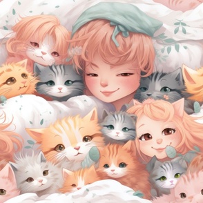 Magical Nursery Funny Cute Wallpaper Fabrics Decor for Kids