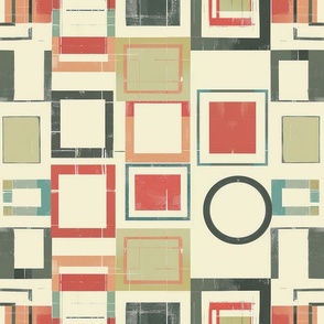 Mid-century wallpaper decor & fabric