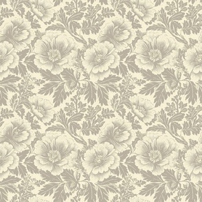 Heritage Botanical Light - Wallpaper, Decor & Fabric