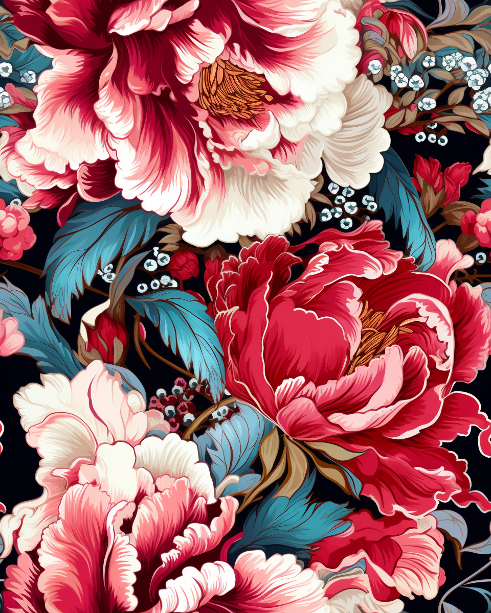 Peonies Trendy Floral-4
