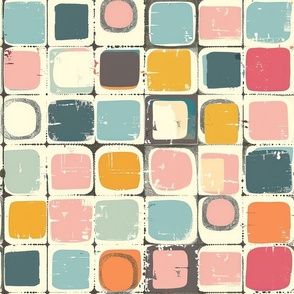 Mid-century wallpaper decor & fabric