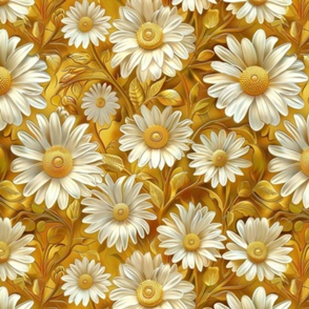 Floral on gold