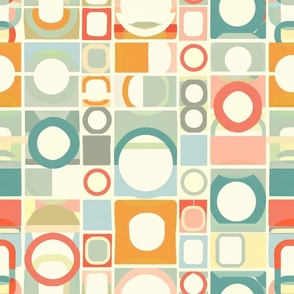 Mid-century wallpaper decor & fabric