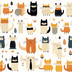 Mid-century wallpaper decor & fabric