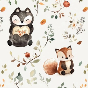 Magical Nursery Funny Cute Wallpaper Fabrics Decor for Kids