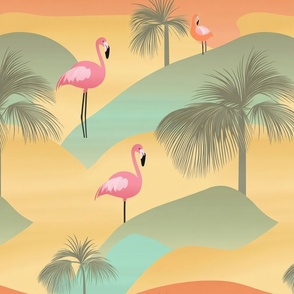 Mid-century wallpaper decor & fabric