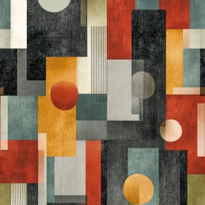 Mid-century wallpaper decor & fabric