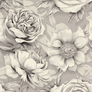 Heritage Botanical Light - Wallpaper, Decor & Fabric