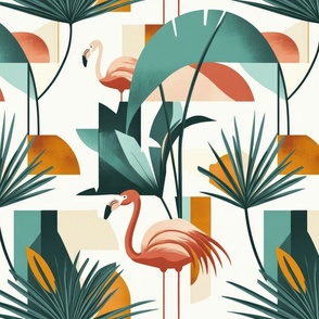 Mid-century wallpaper decor & fabric