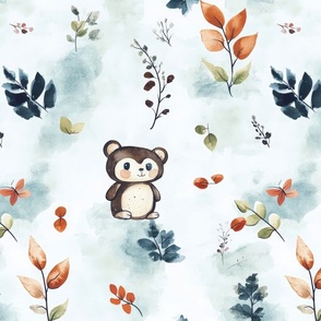 Magical Nursery Funny Cute Wallpaper Fabrics Decor for Kids