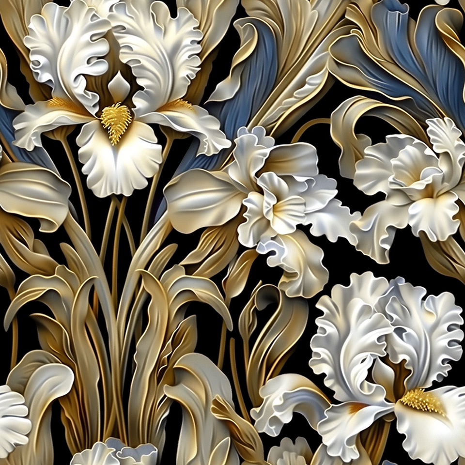Trendy Stylish Irises-3