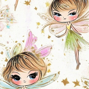 Magical Nursery Funny Cute Wallpaper Fabrics Decor for Kids