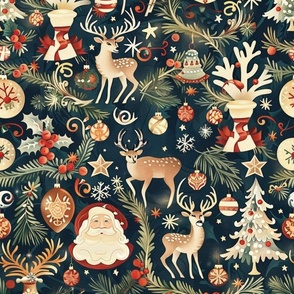 Mid-century wallpaper decor & fabric