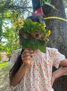 Green Man Masks at Wild Twin Forest School