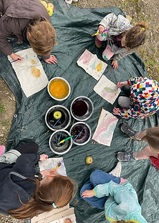 Natural Dyes at Wild Twin Forest School