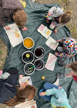 Natural Dyes at Wild Twin Forest School