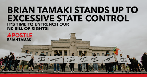 Brian Tamaki stands up to Excessive State Control