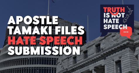 APOSTLE TAMAKI FILES HATE SPEECH SUBMISSION