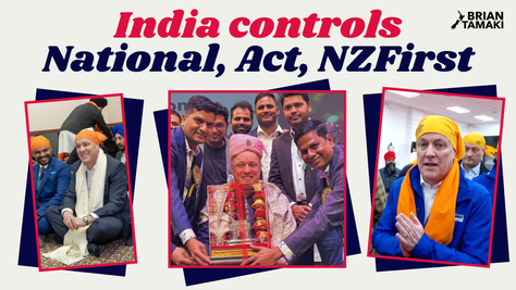 India Controls National, Act, NZFirst