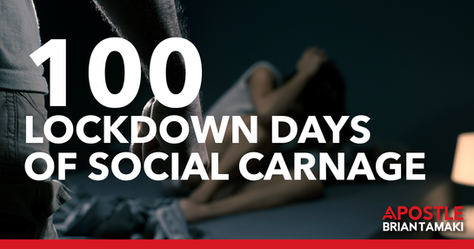 100 Lockdown Days of Social Carnage