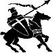 Sir webbing logo, a knight on a horse