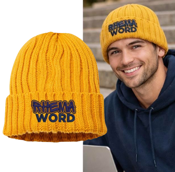 Thumbnail: Graffiti Rhema Word Atlantis Headwear® Shore Rib Knit Beanie