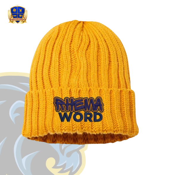 Graffiti Rhema Word Atlantis Headwear® Shore Rib Knit Beanie