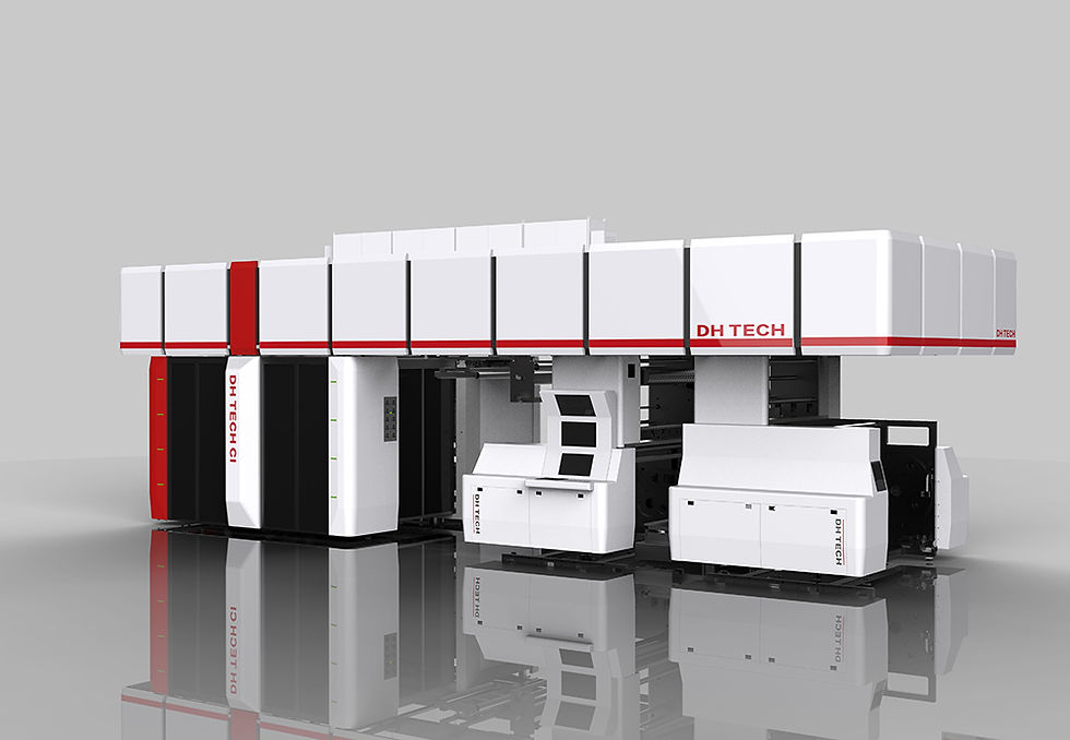 8 Colors Film Gearless Flexo Printing Machine