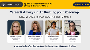 Women in AI Ethics in Action Speaker Series: Women in AI Career Pathways
