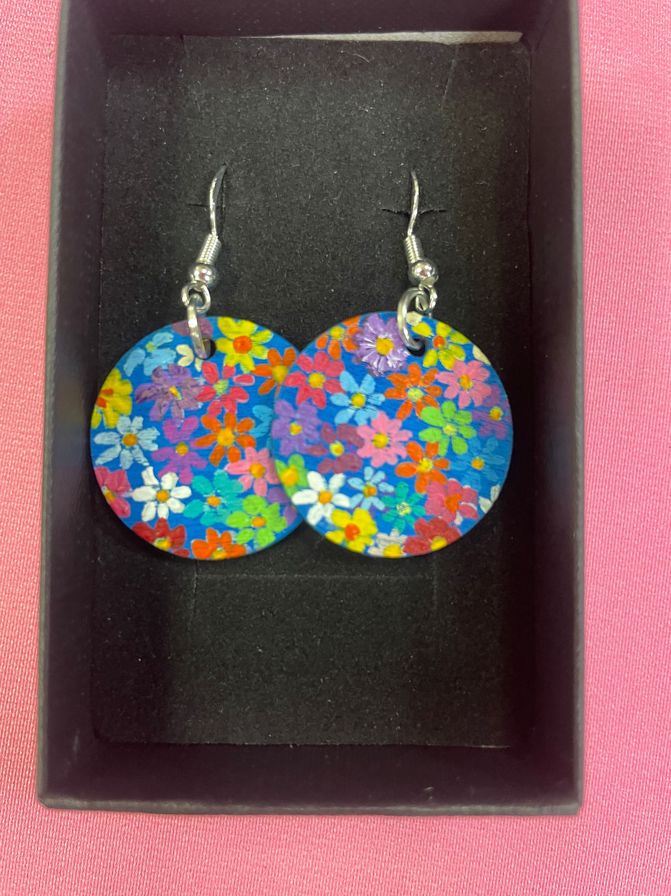 Thumbnail: Painted earrings 