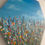 Thumbnail: Original Canvas - Hexagon blue meadow  flowers 40cm