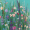 Thumbnail: 30cm Round Canvas - turquoise meadow 